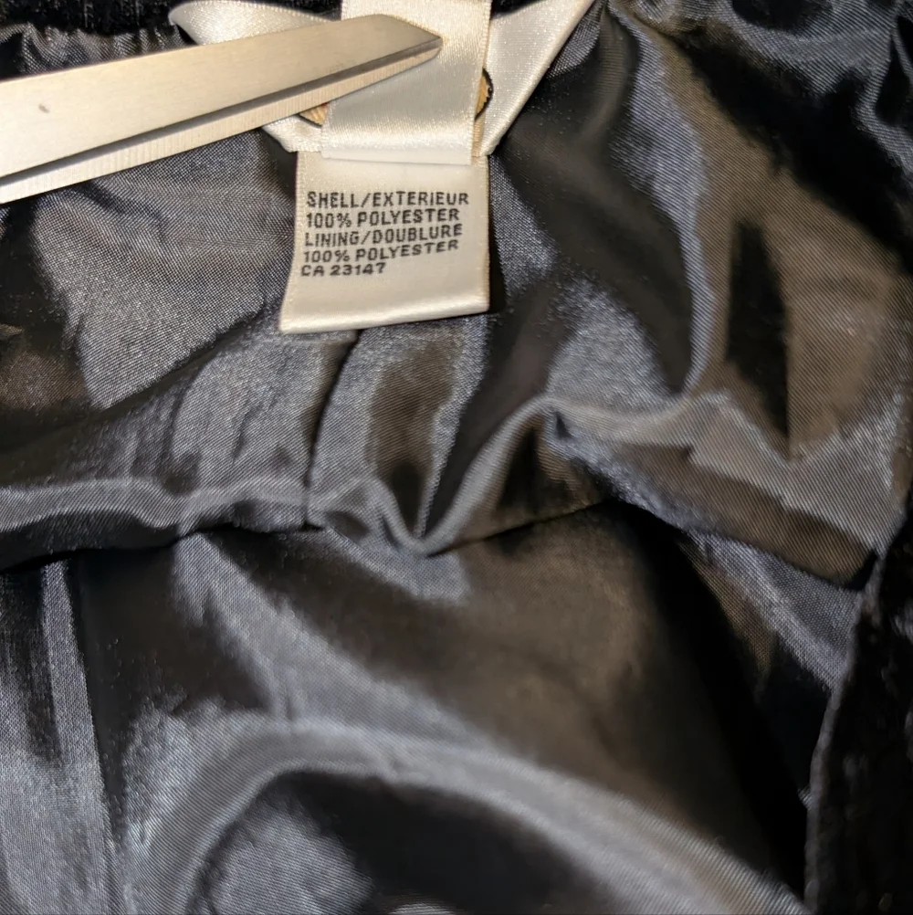 Vintage Talbots Womens Black Velvet Maxi Midi Skirt sz 16 A-line Classic Formal - Picture 7 of 7